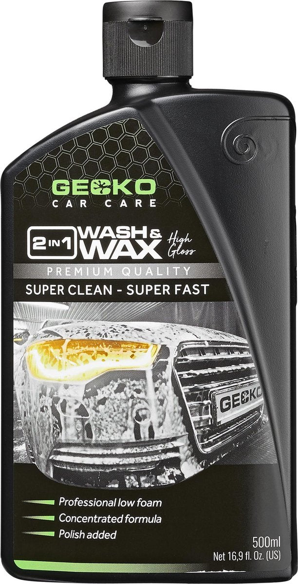 Gecko Car Care Gecko shampoo & glans 500 ml
