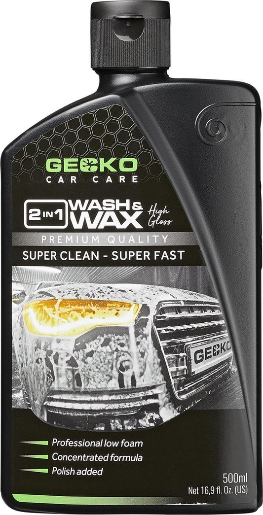 Gecko Car Care Gecko shampoo & glans 500 ml