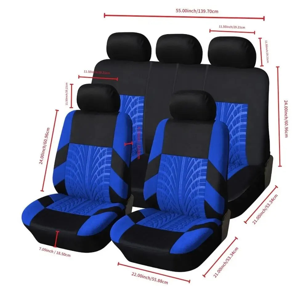 Auto Sitzbezüge Komplettset Universal für PKW SUV