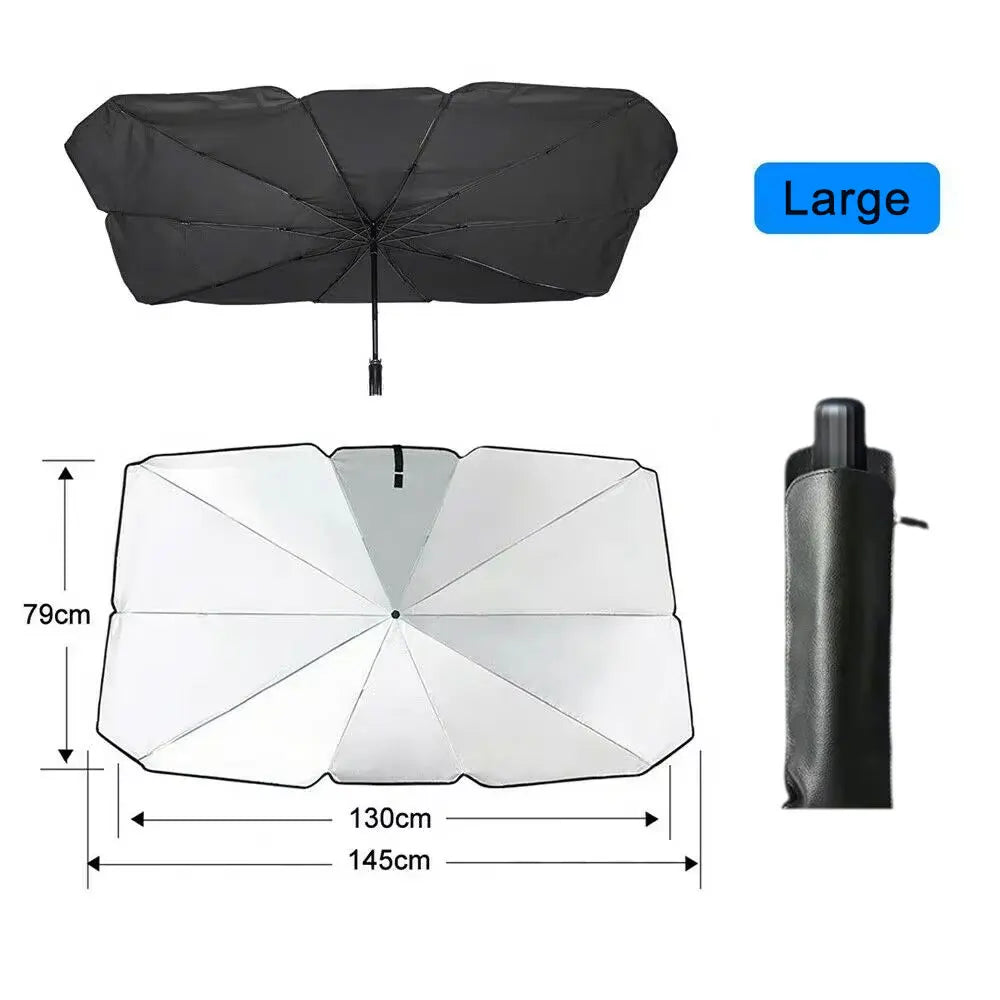 Auto Sonnenschutz Regenschirm Faltbar mit UV-Schutz