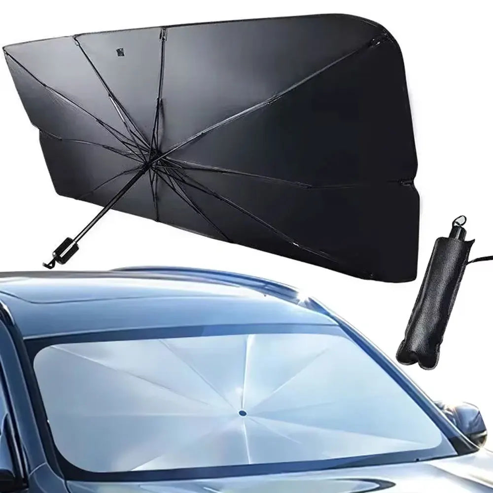Auto Sonnenschutz Regenschirm Faltbar mit UV-Schutz