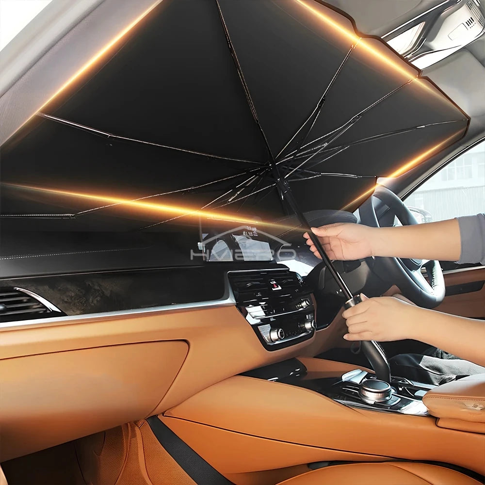 Auto Sonnenschutz Regenschirm Faltbar mit UV-Schutz