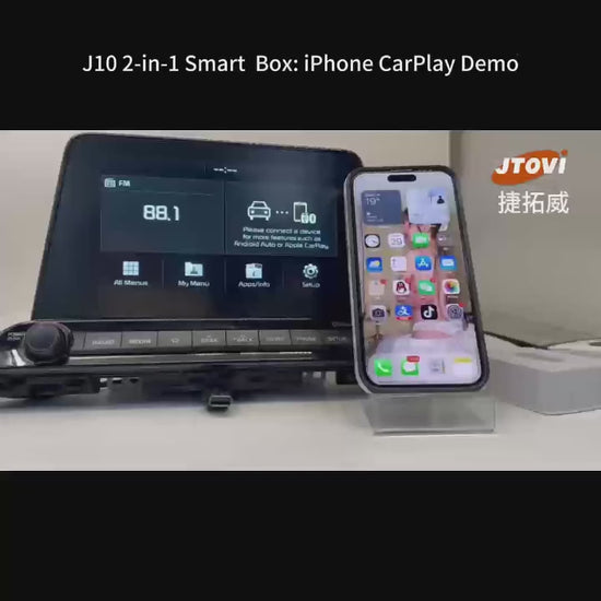 Kabelloser CarPlay Adapter Plug and Play für iPhone & Android
